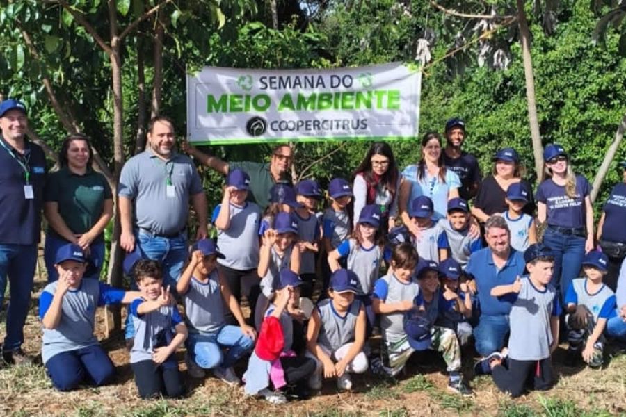 EMEB Maria Fernanda celebra o Dia Mundial do Meio Ambiente em parceria com a Fundação Coopercitrus
